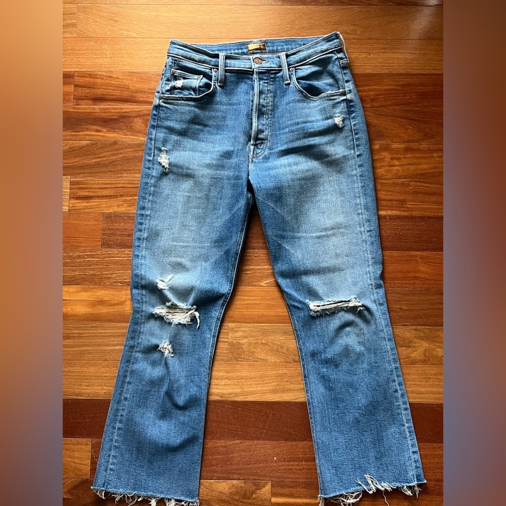 Mother Denim The Tripper Ankle Fray